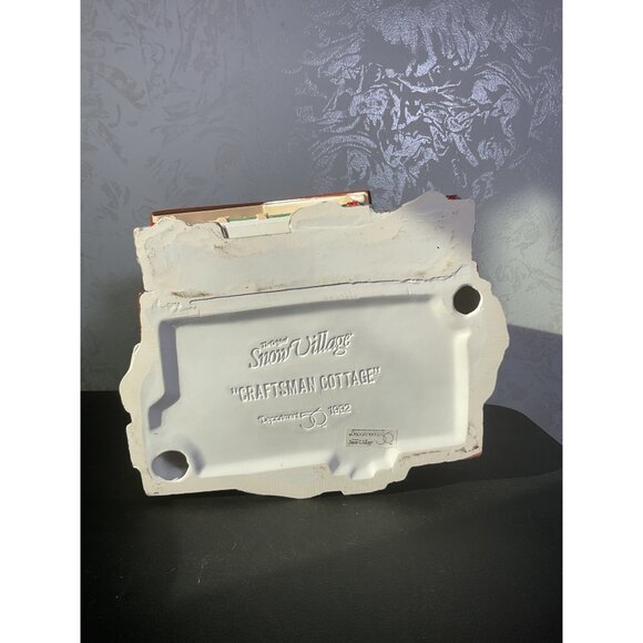 Department 56 Snow Village "Craftsman Cottage" 1992 Christmas Decor - Picture 4 of 10